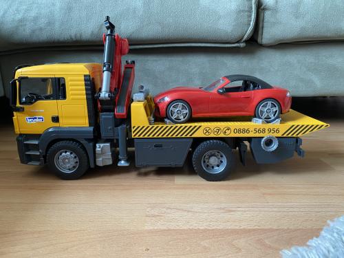 Bruder Man takelwagen