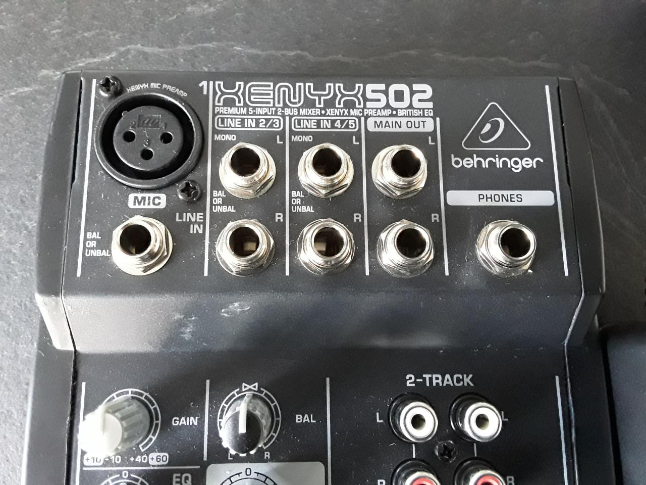 Mengpaneel Behringer xenyx502