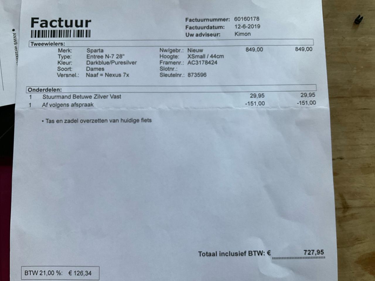 Fiets met lage instap