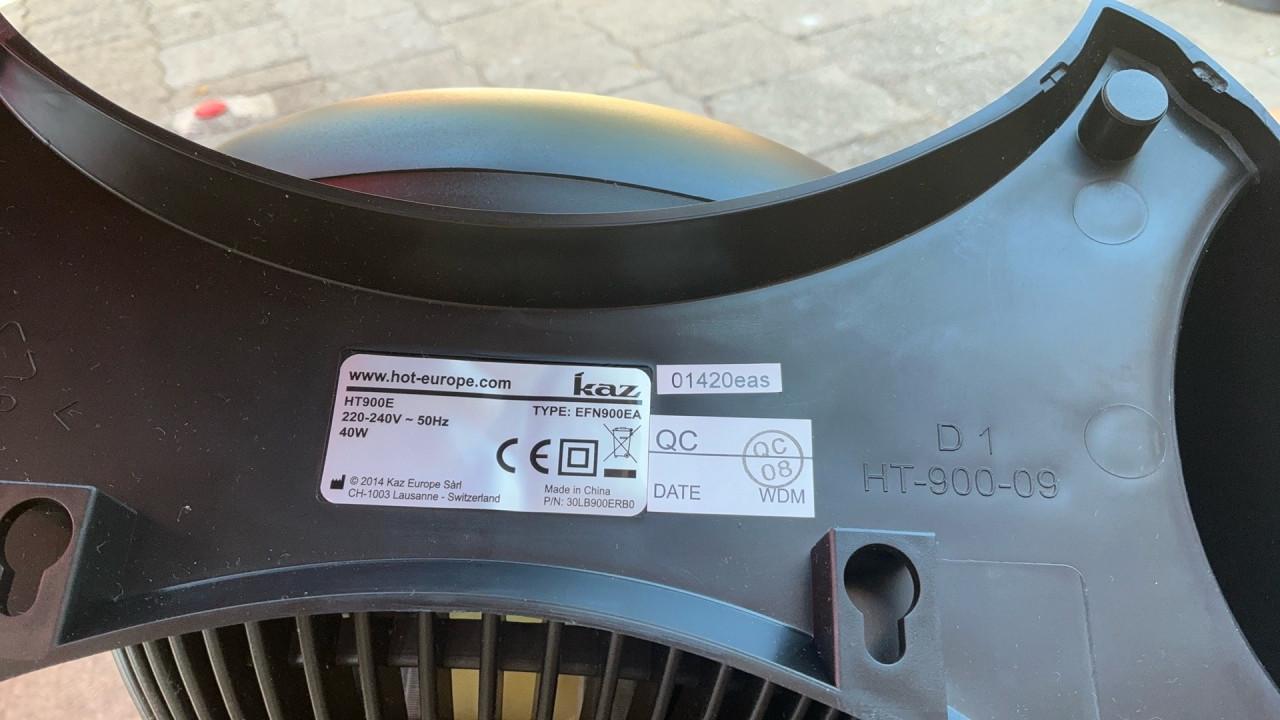 Honeywel Turbo-Ventilator HT900E ( Geen koeriersdienst)