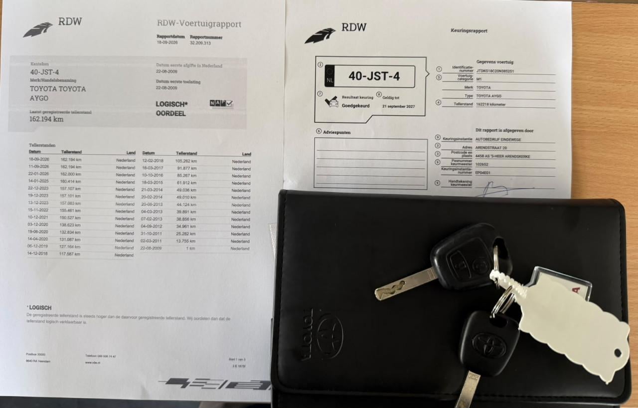 Toyota Aygo 1.0-12V|NETTE AUTO|NL AUTO|APK 09/27
