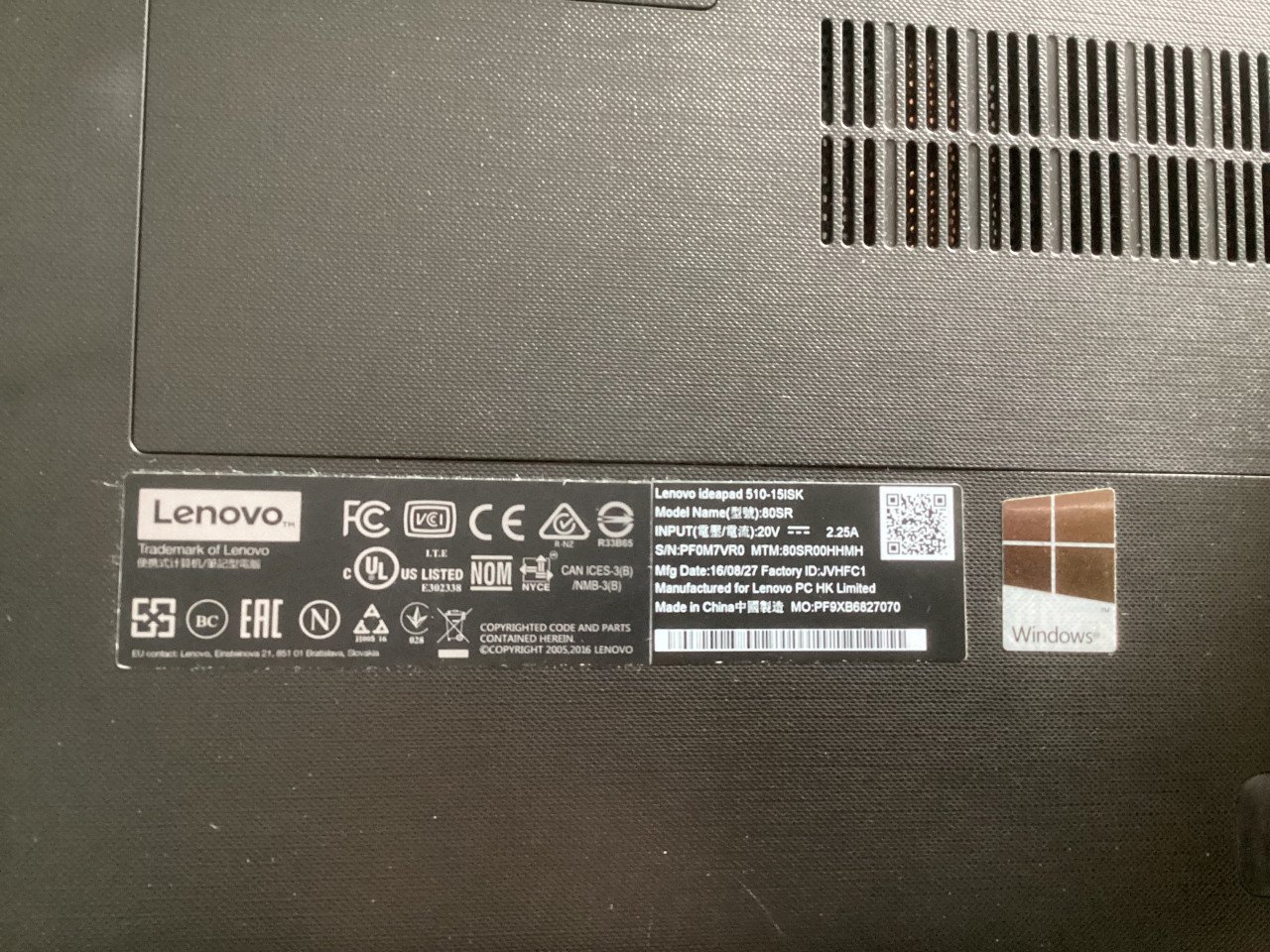 Lenovo laptop Ideapad 510 15,6 inch