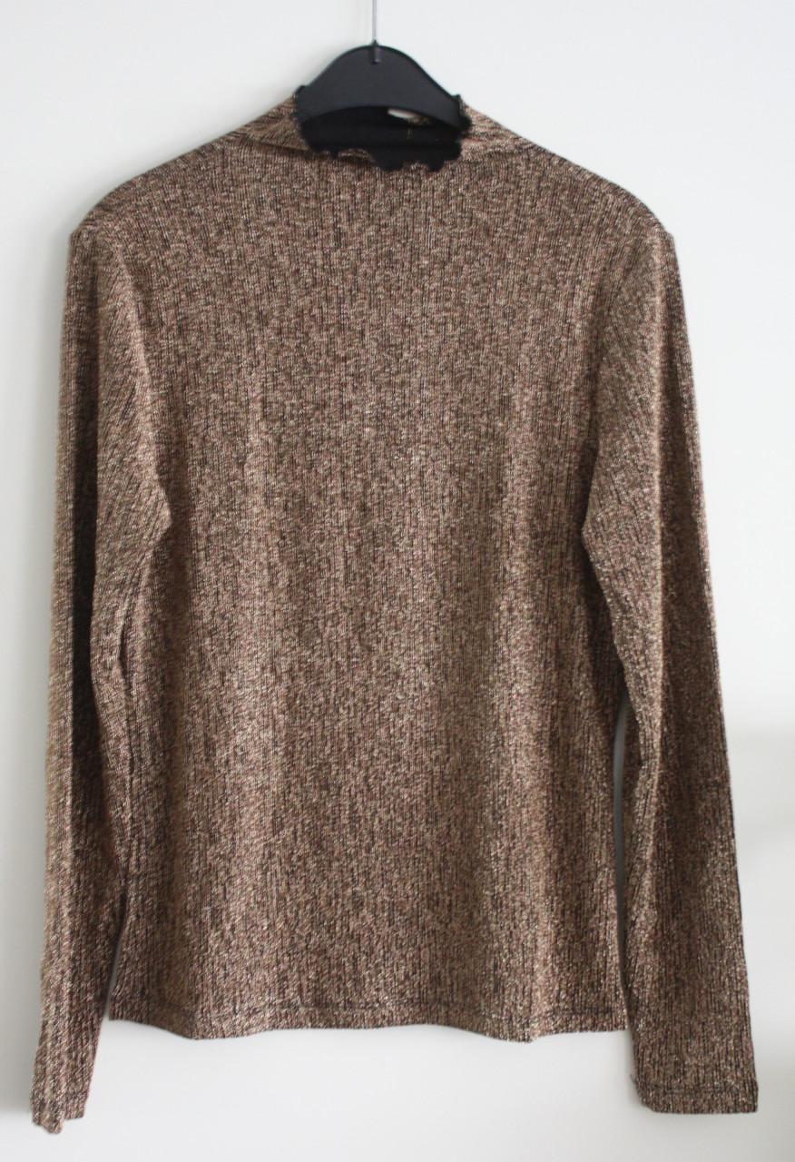 Goudkleurig coltruitje  maat xl