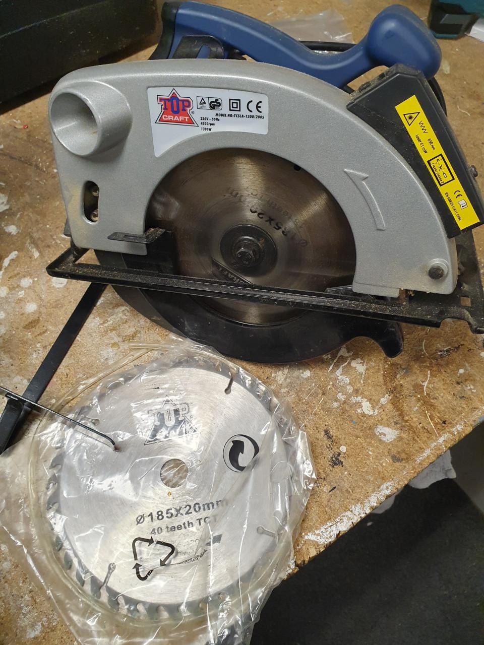 Cirkelzaag incl.extra nieuw zaagblad