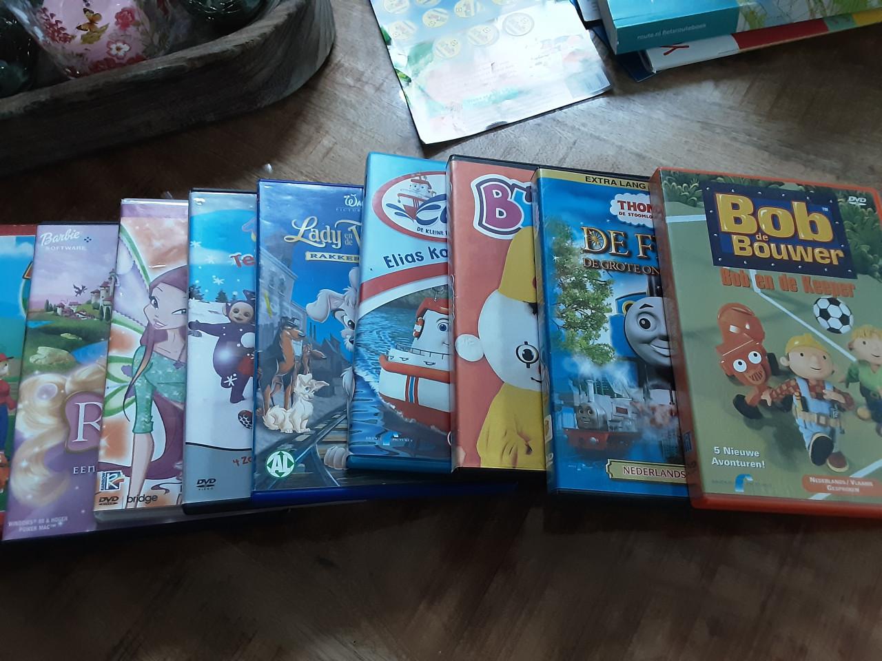 15 kinder DVDs mogen samen voor 5 euro
