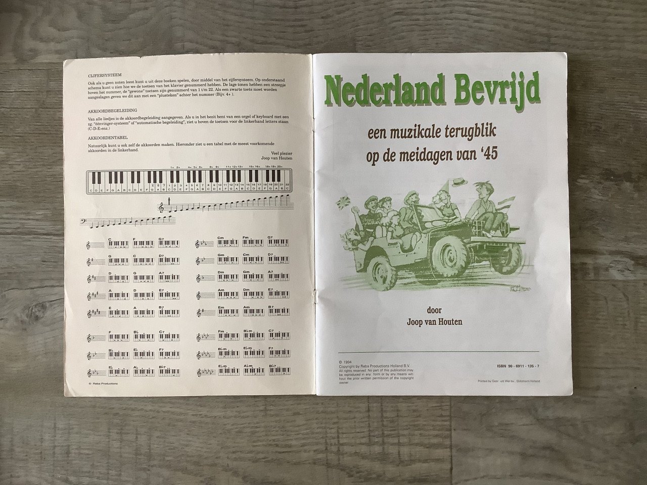 Bladmuziek: Nederland Bevrijd 1945