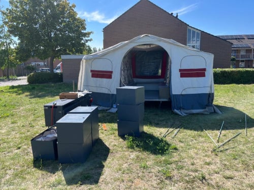 Jamet Arizona vouwwagen uit 2005 + extra meter voortent