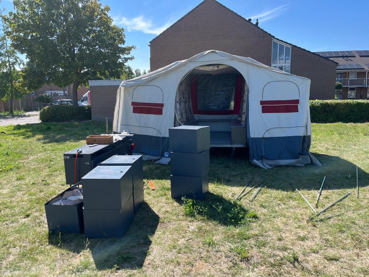 Jamet Arizona vouwwagen uit 2005 + extra meter voortent