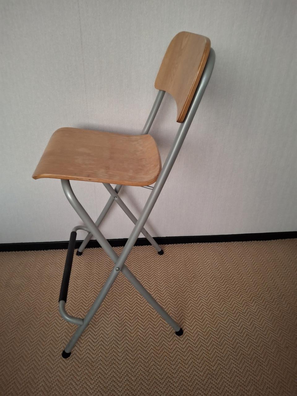 Ikea blank eiken kinder/tafelstoel