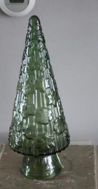 Kerstboom groen glas