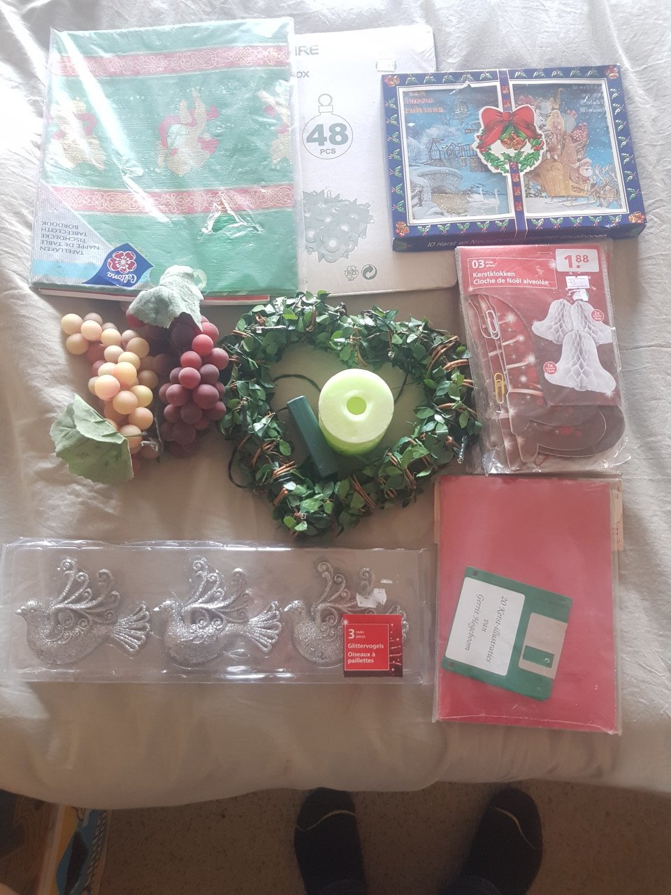Partij kerstspullen