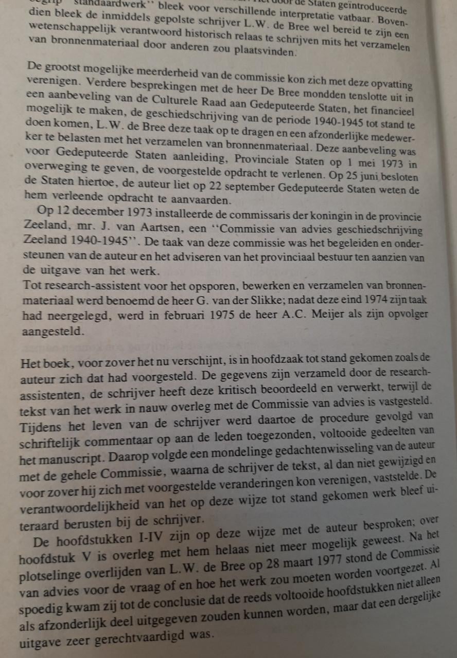 Zeeland 40 45, deel 1, door L.W. de Bree
