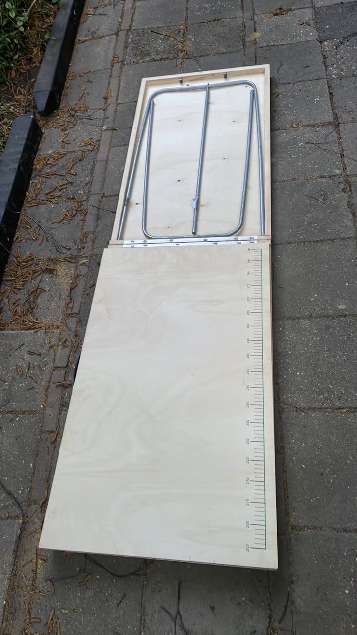 Behangtafel opvouwbaar 3 meter x 60 cm