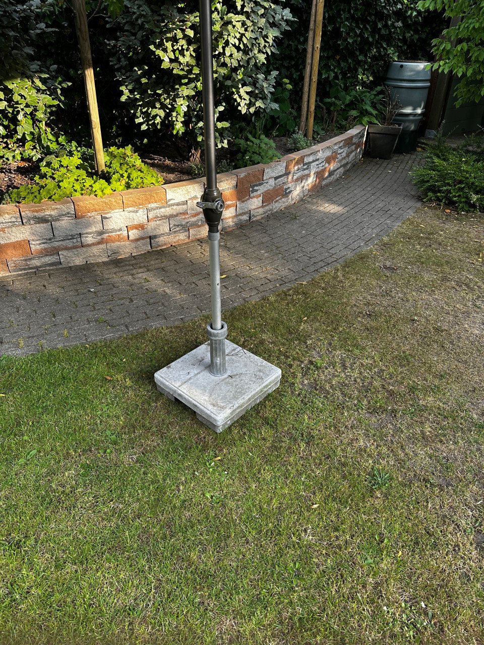 Parasol 4 meter met voet