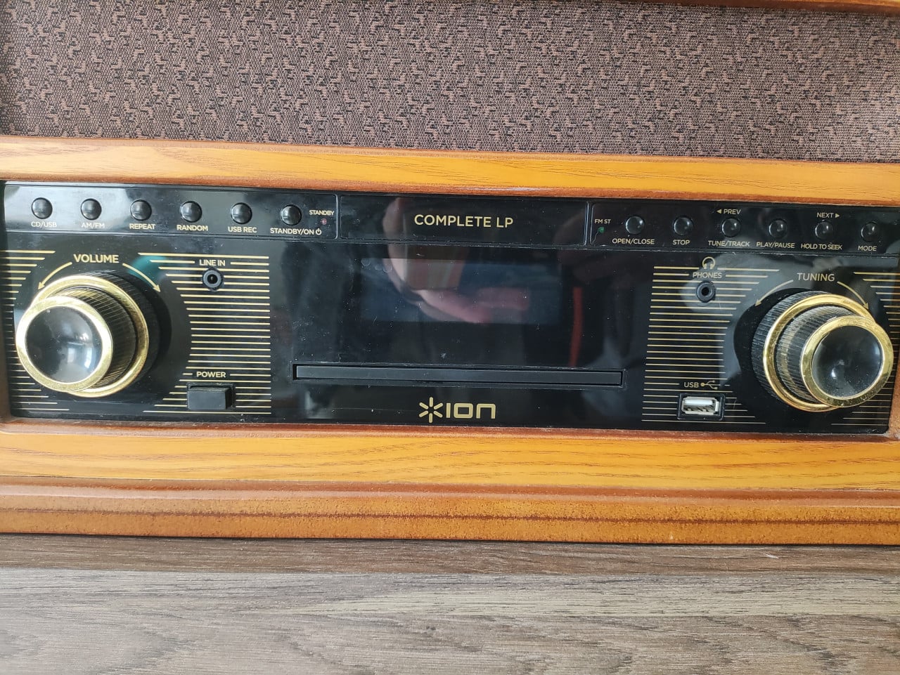 Retro-look platenspeler met bluetooth