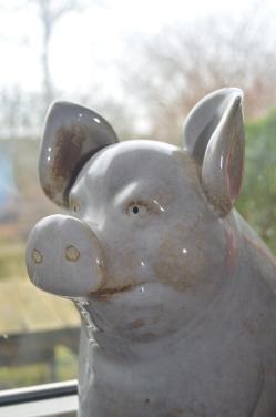 Leuk keramiek varken in prima staat!