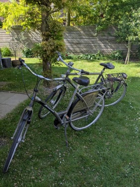 Dames-en herenfiets