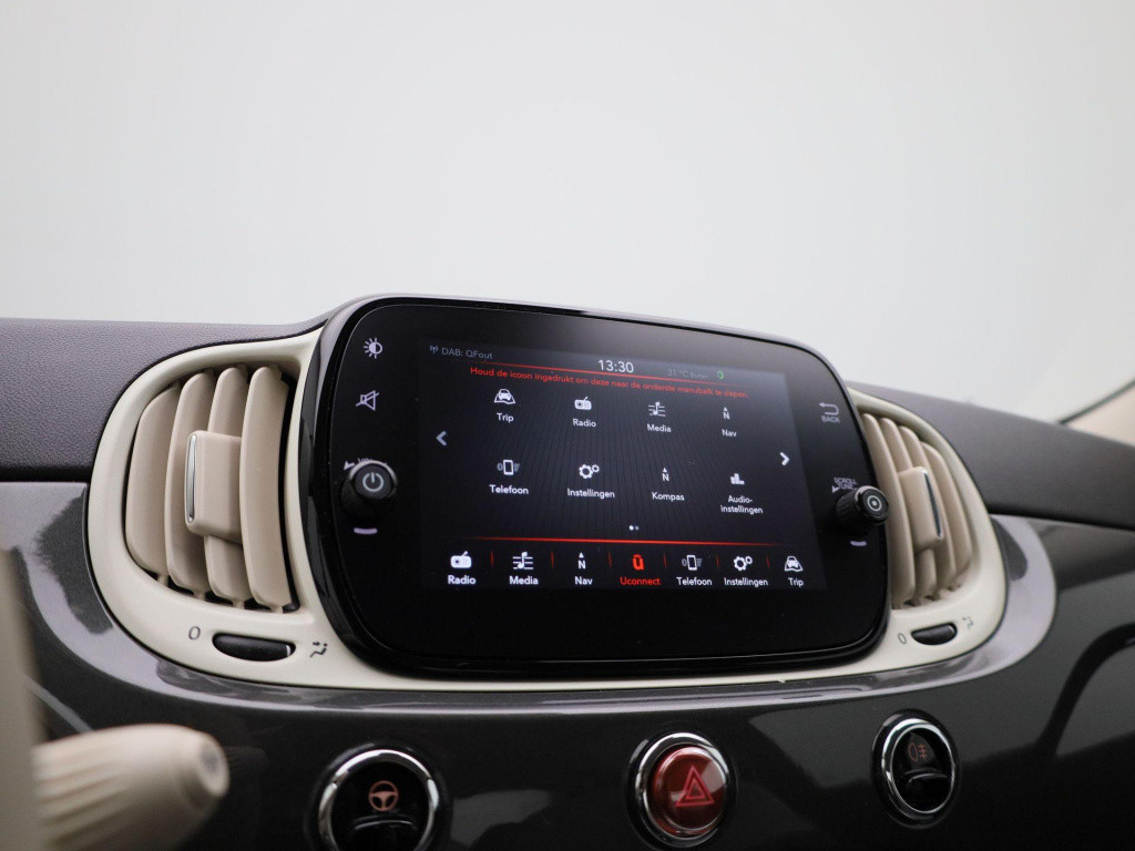 Fiat 500 1.0 hybrid lounge | navigatie | apple carplay / android auto | cru