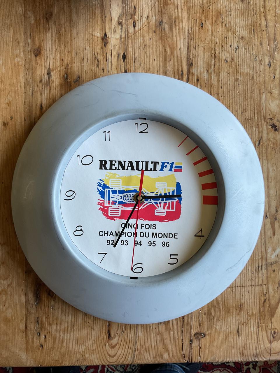 Renault Formule 1 klok