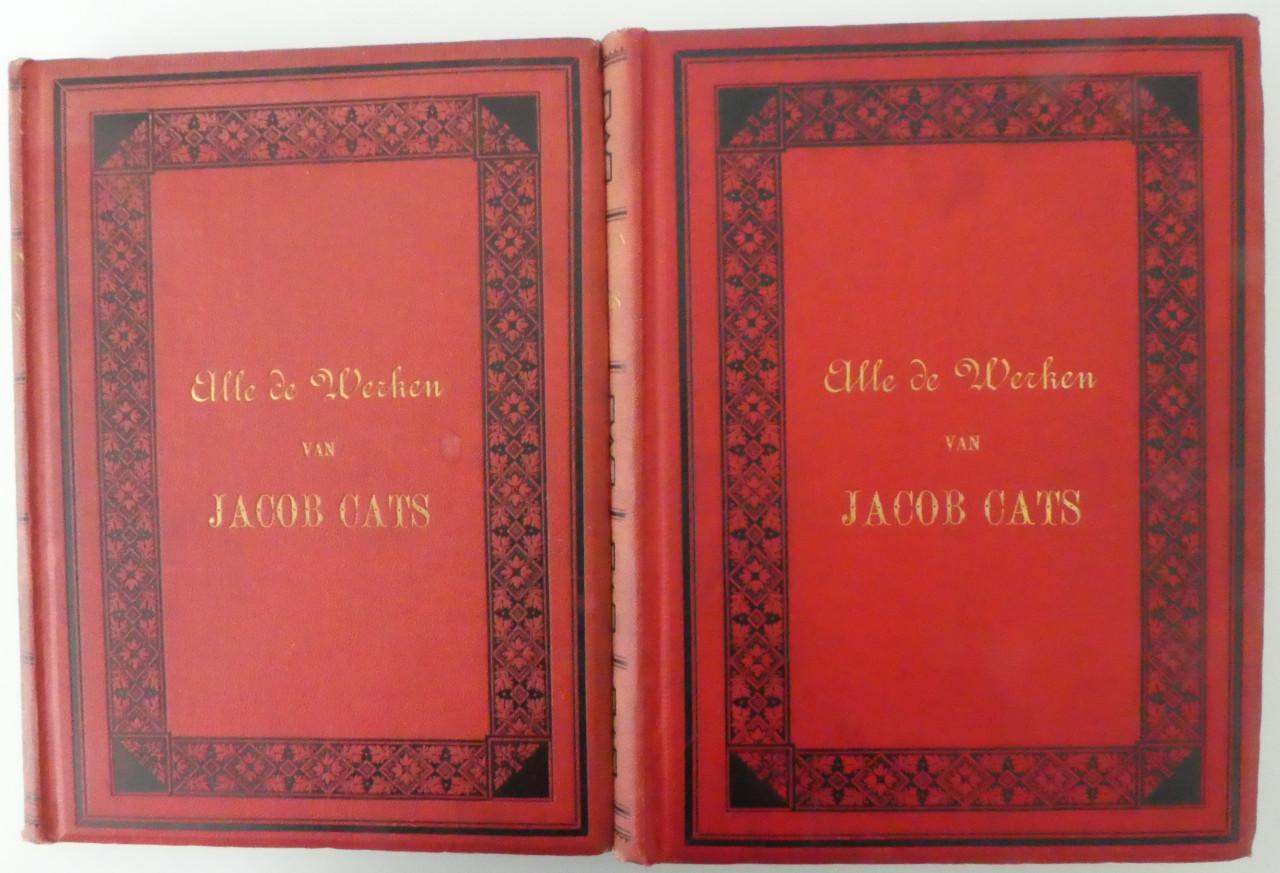 ALLE DE WERKEN van JACOB CATS, 1880/88 - in 2 delen - 1e druk!