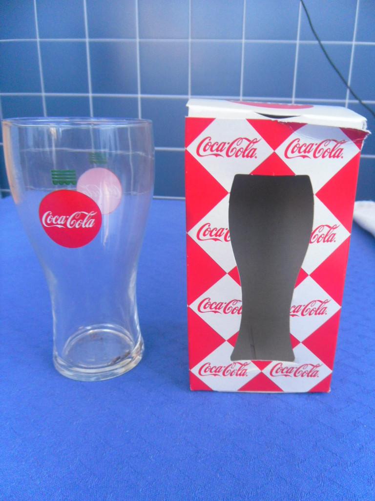 2 COCXA COLA GLAZEN NIEUW