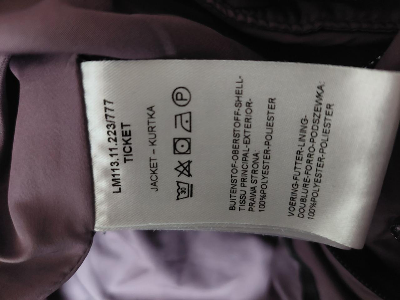 Nieuwe paarse dames(ski)jack mt 44 merk District