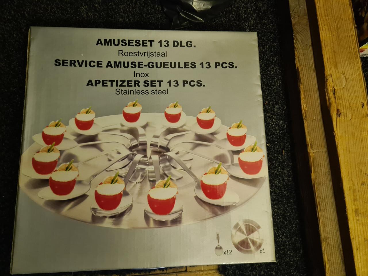 Amuse hapjes schaal nieuw