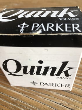Quink parker inkt