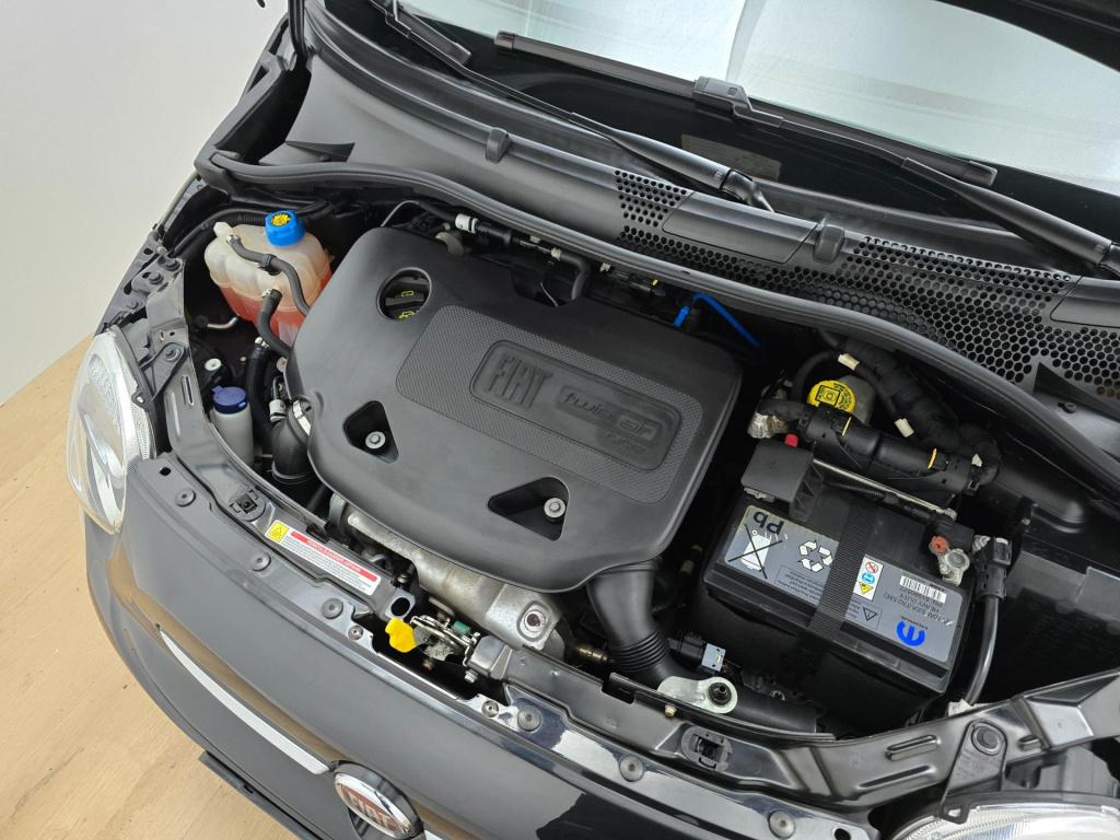 Fiat 500 occasion 0.9 twinair turbo popstar | zwart | tweedehands fiat 500 