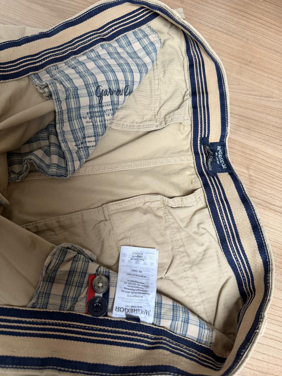 MgGregor herenbroek maat 36 beige/zand