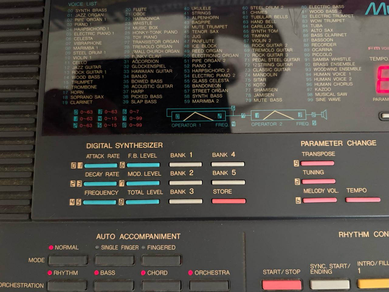 Yamaha keyboard synthesizer