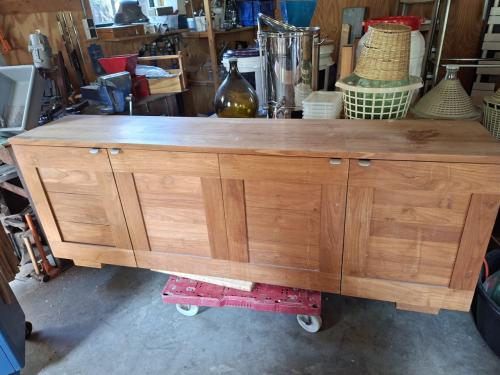 Teakhouten dressoir