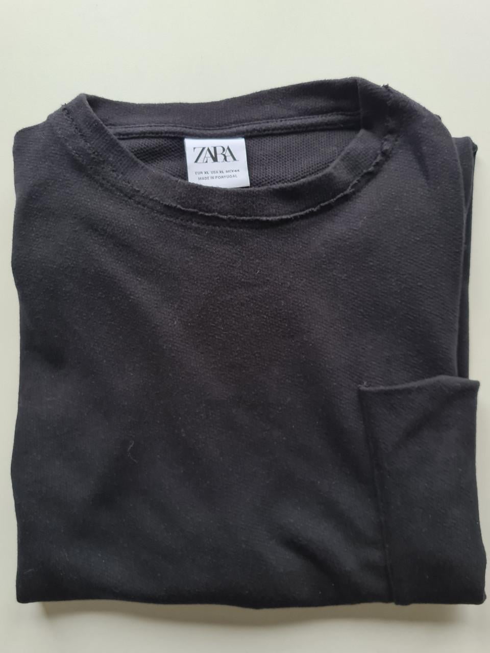 Zara zwart dik T-shirt Maat XL