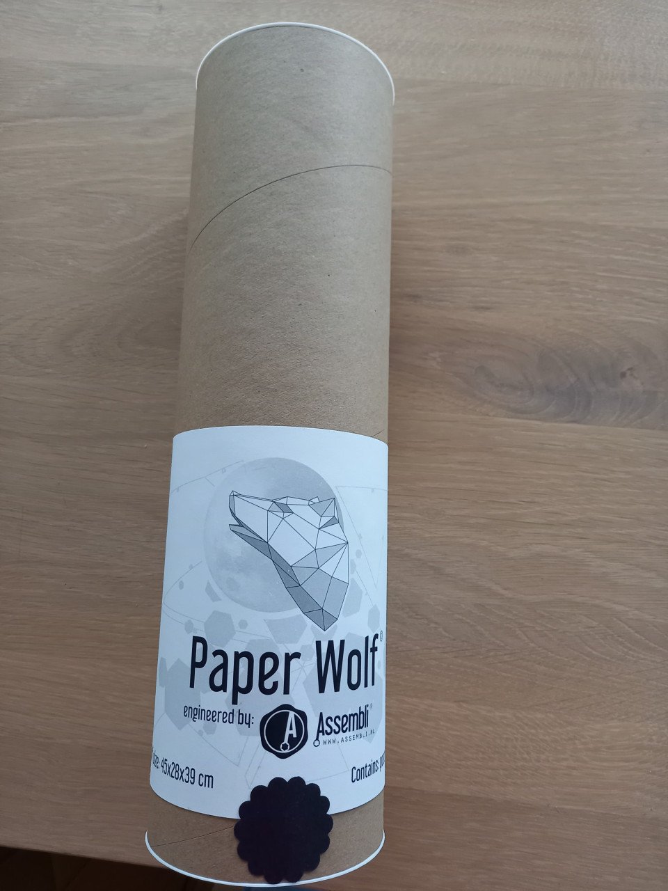 Assembli Paper Wolf, 3D knutselkarton