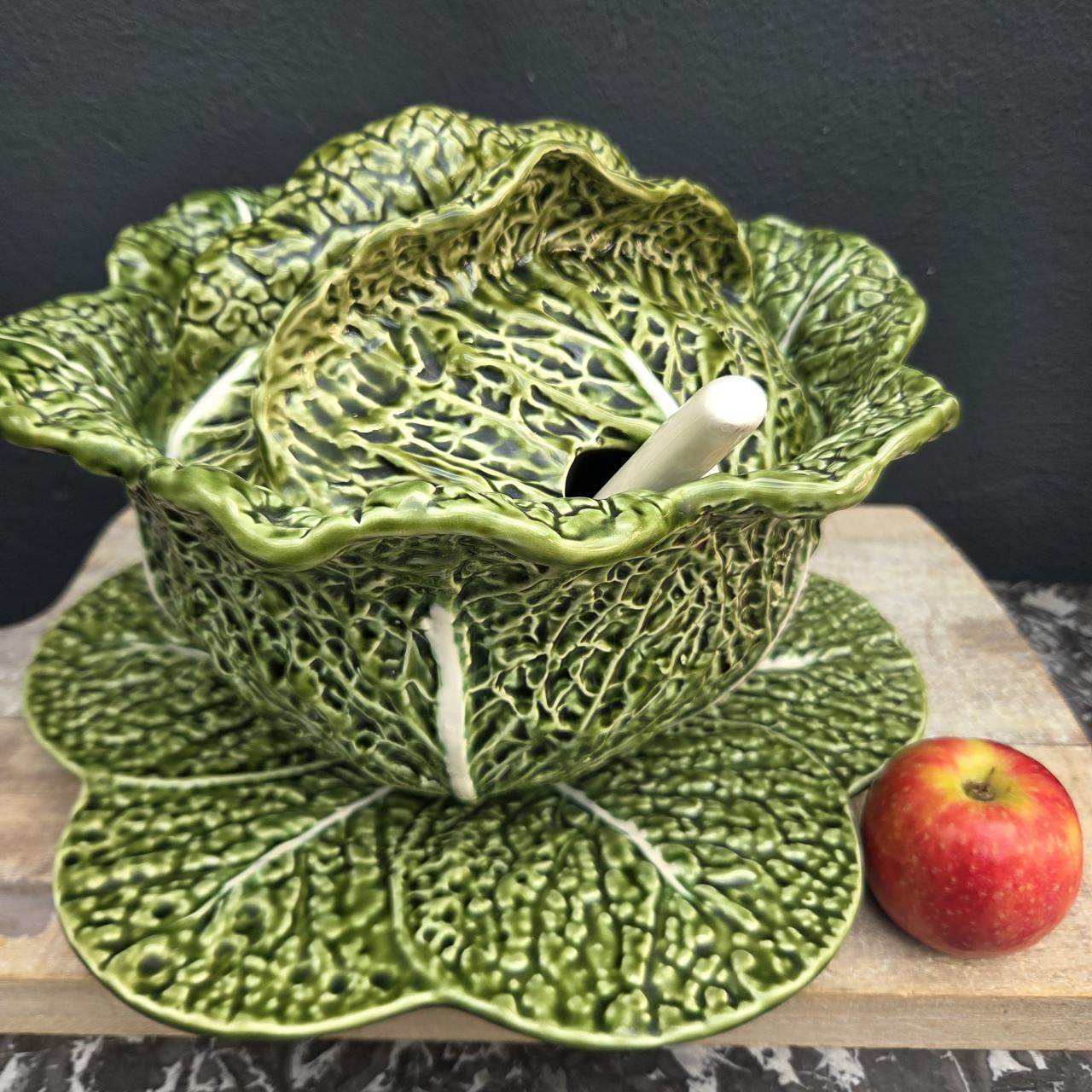 XXL koolterrine met schotel en lepel