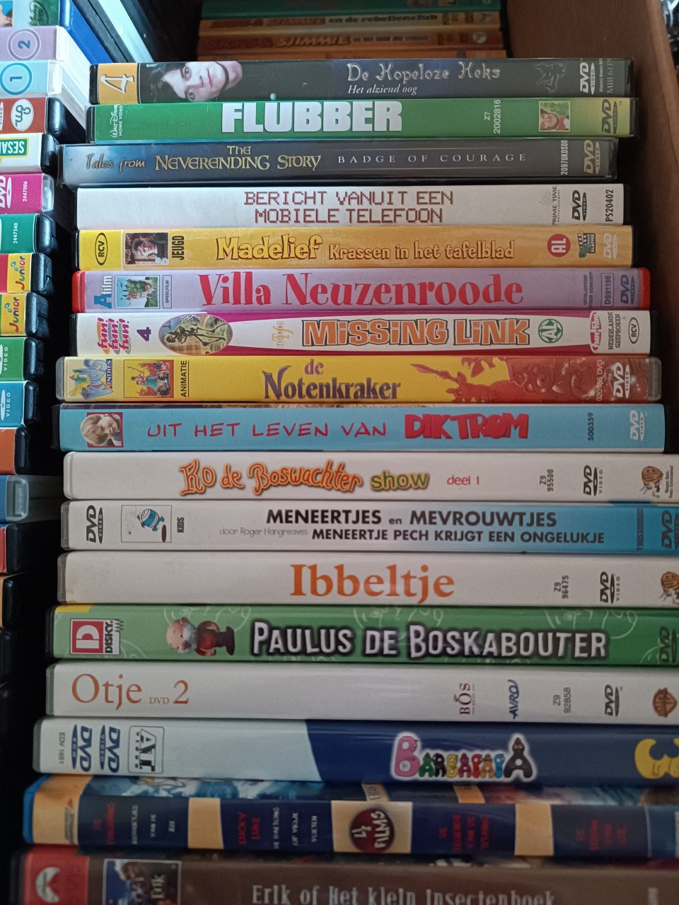 Kinder dvd's 145 stuks