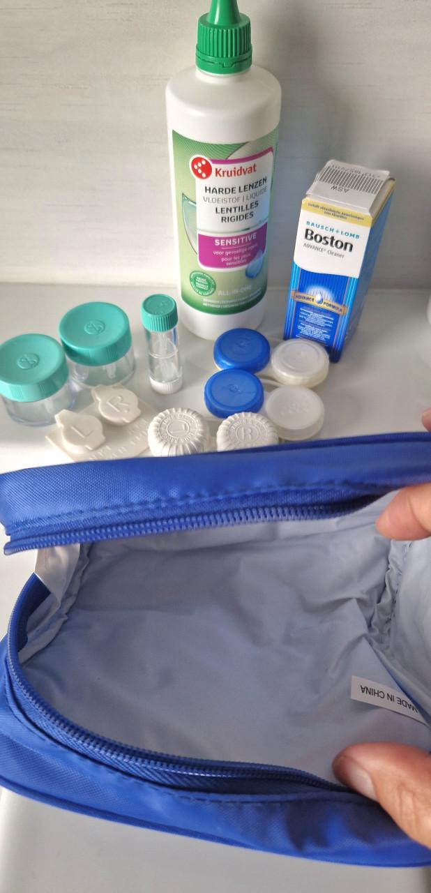 Accessoires voor harde en zuurstofdoorlatende contactlenzen