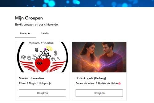 Nieuwe Spirituele Community (gratis lid worden) Mediumparadise