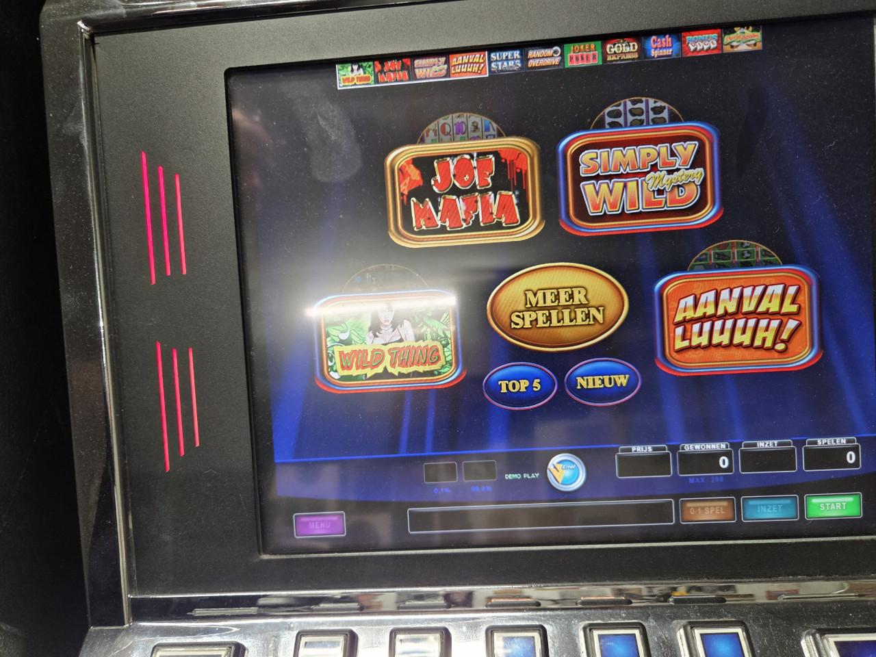 Casino games gokkast touchscreen
