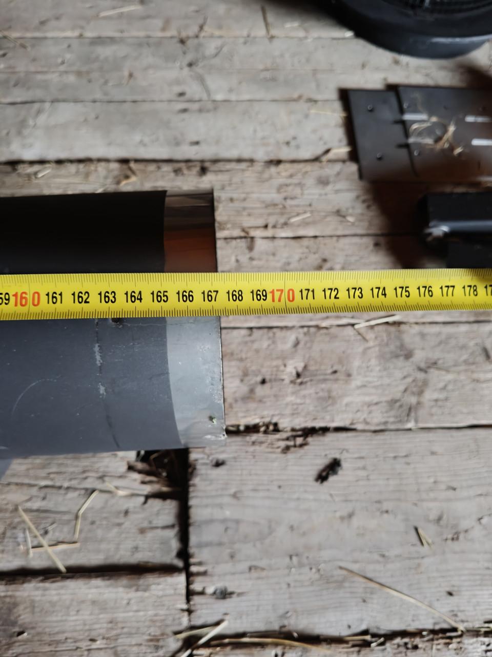 Dakdoorvoer houtkachel