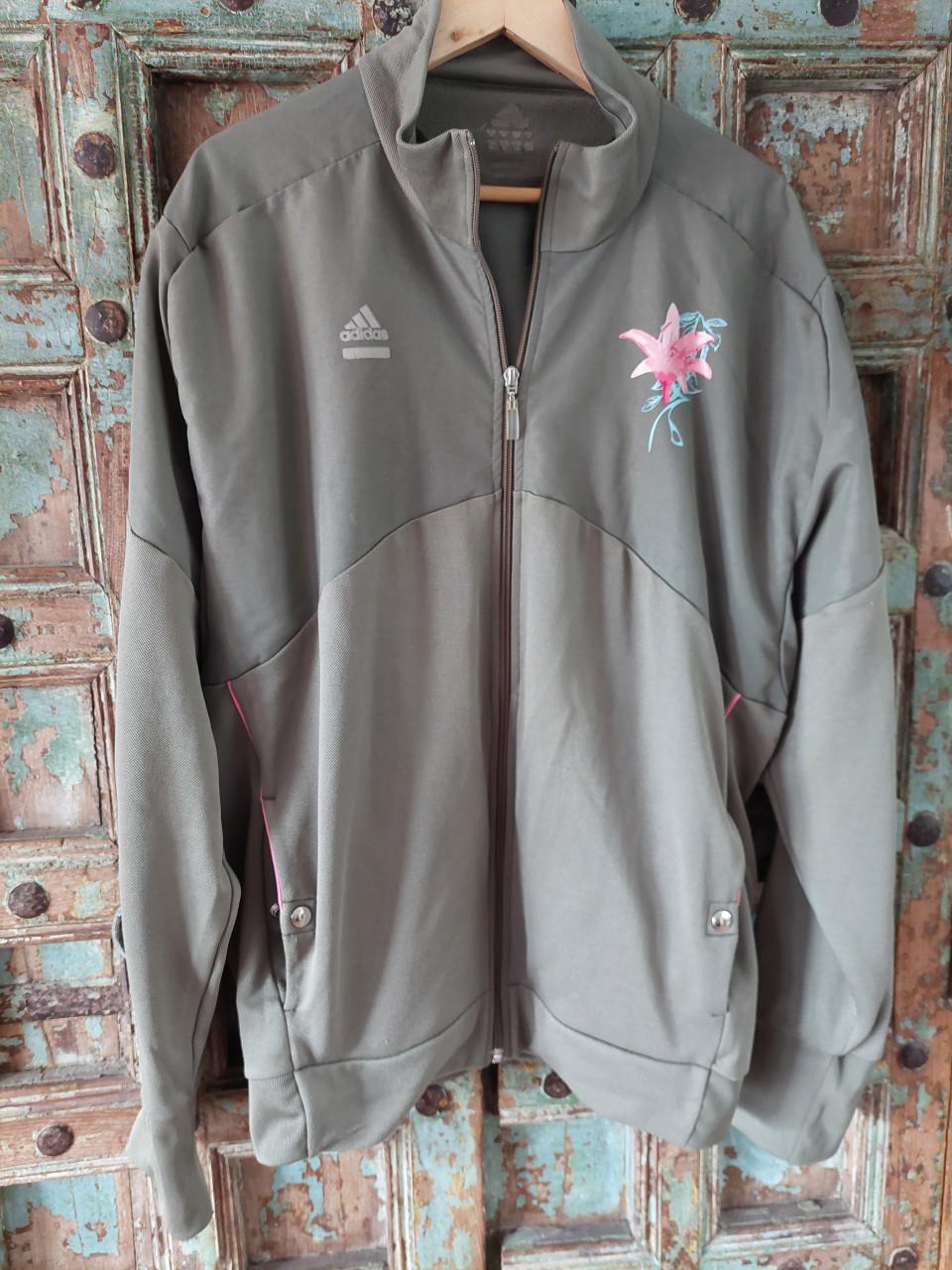 Khaki/fuchsia damesvest Adidas mt xxl