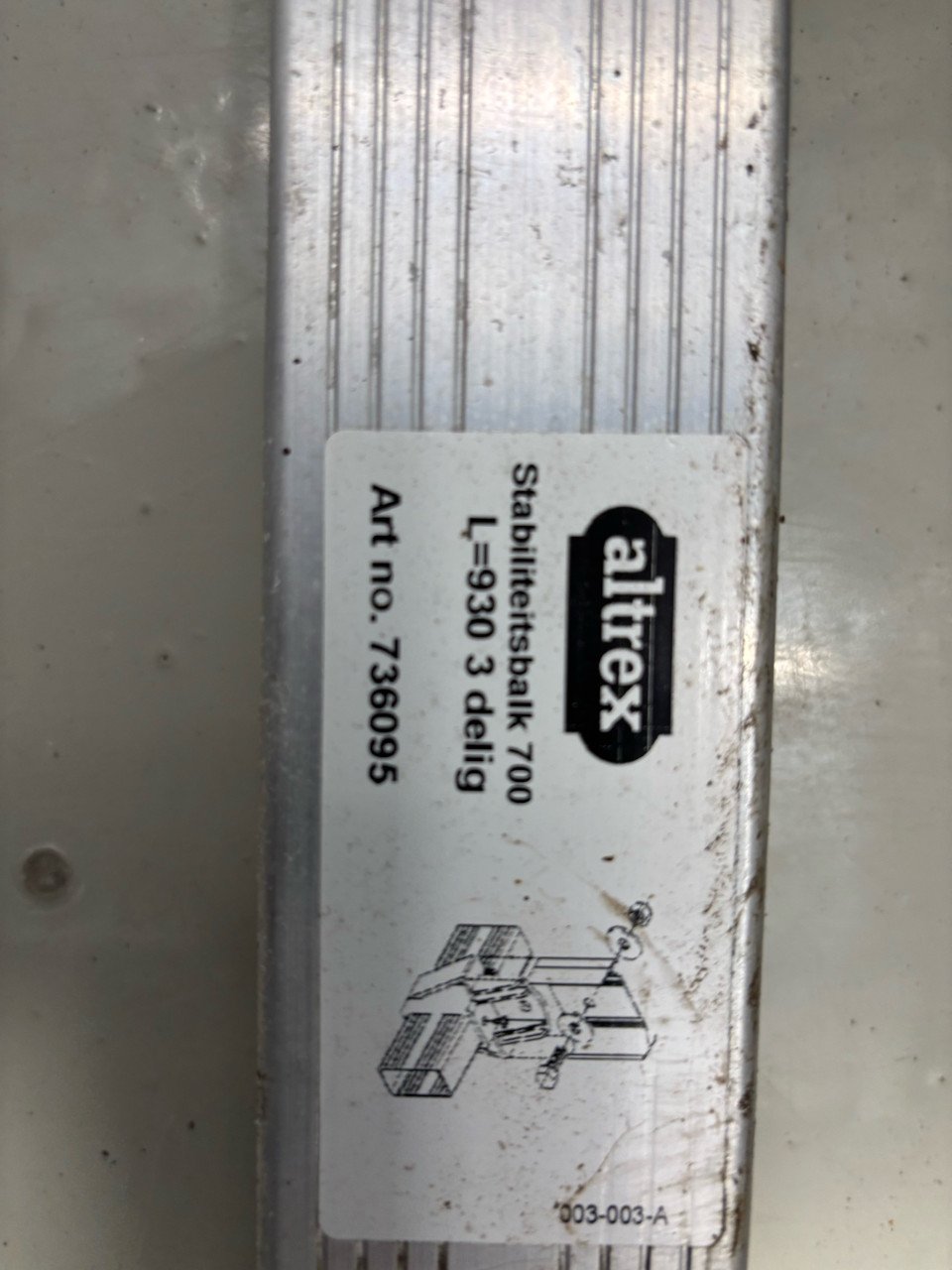 Altrex lichtgewicht ladder 3 delig