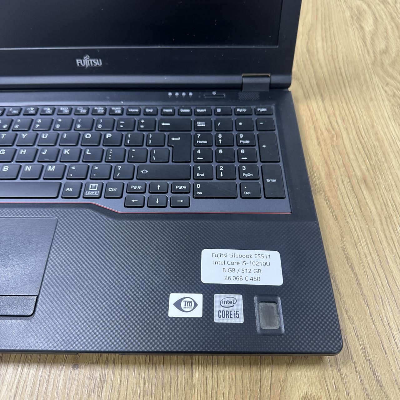 Laptop Fujitsu Lifebook E5511 i5 10210U 512 GB
