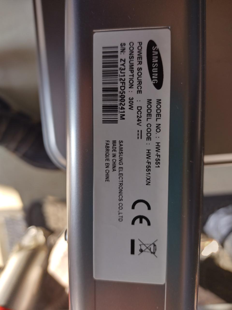 Samsung subwoofer met soundbar