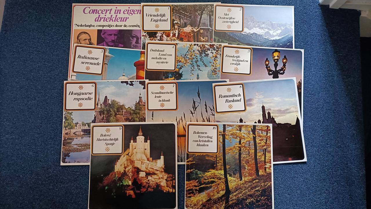 Vinyl platen (LP’s). Europa in Concert. 1 platen. En certificaat.