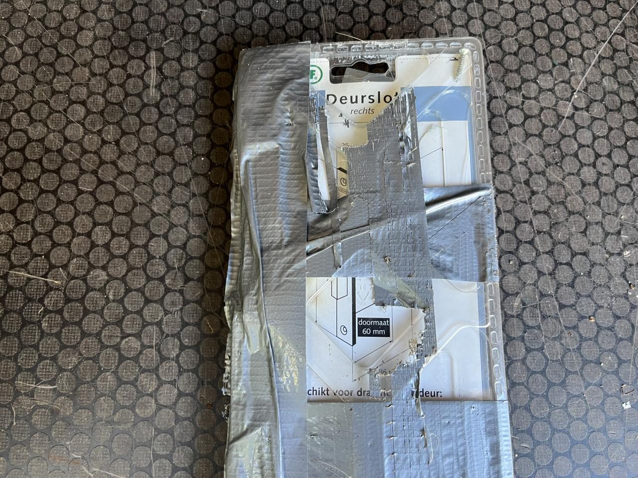 Nemef klavier insteekslot DIN rechts met staal voorplaat