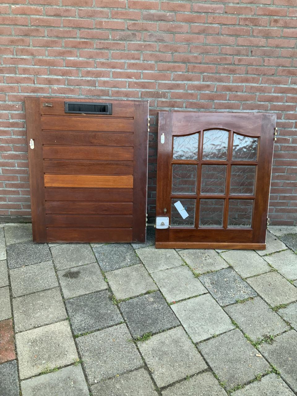 Merbau 2 delige deur