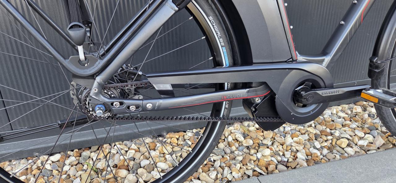 Kalkhoff Include  E-Bike. Belt aandrijving  600Wh Accu, met framemaat 60