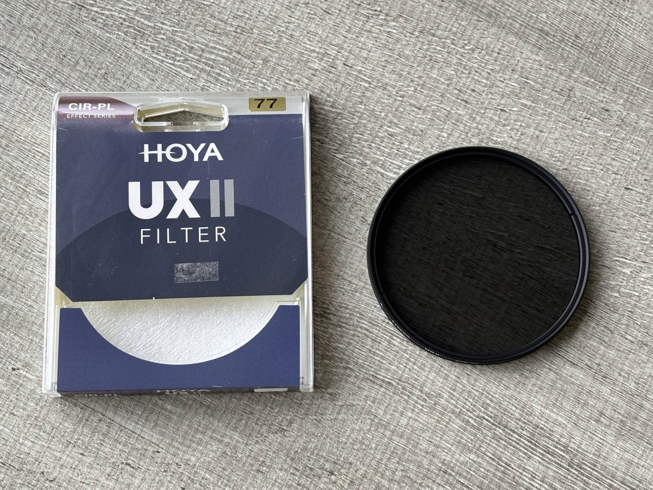 NIEUW Circulair polarisatiefilter 77 mm --> HOYA UX II CIR-PL