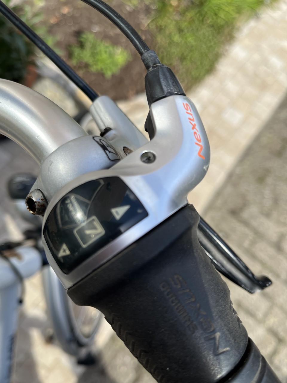 Herenfiets Raleigh PRIORITY 7 speed trom remmen verlichting enz. Als nieuw